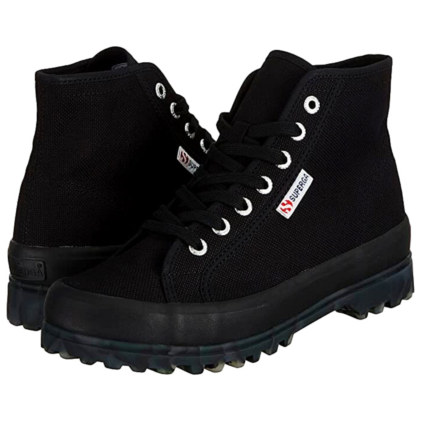 Superga Stivaletto Alpina Marblegum Nera Camouflage