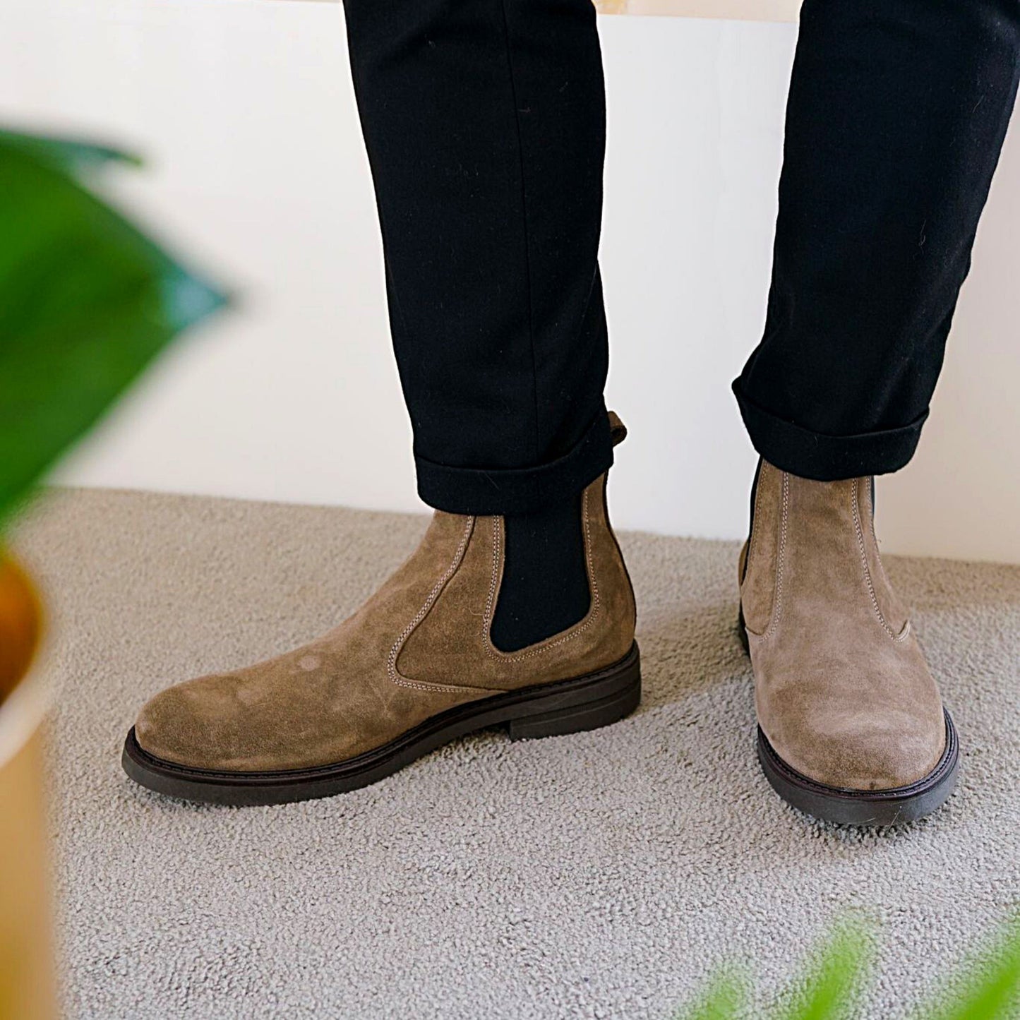 NEW JERSEY - stivaletto uomo scamosciato MADE IN ITALY