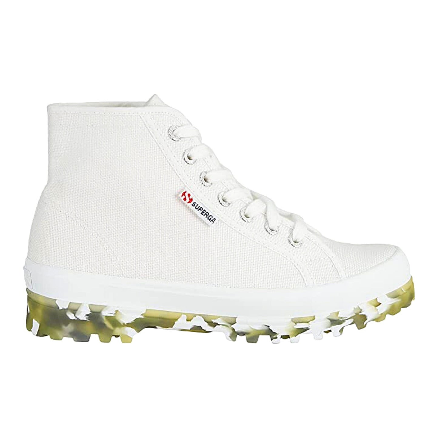 Superga Stivaletto Alpina Marblegum Bianca Camouflage