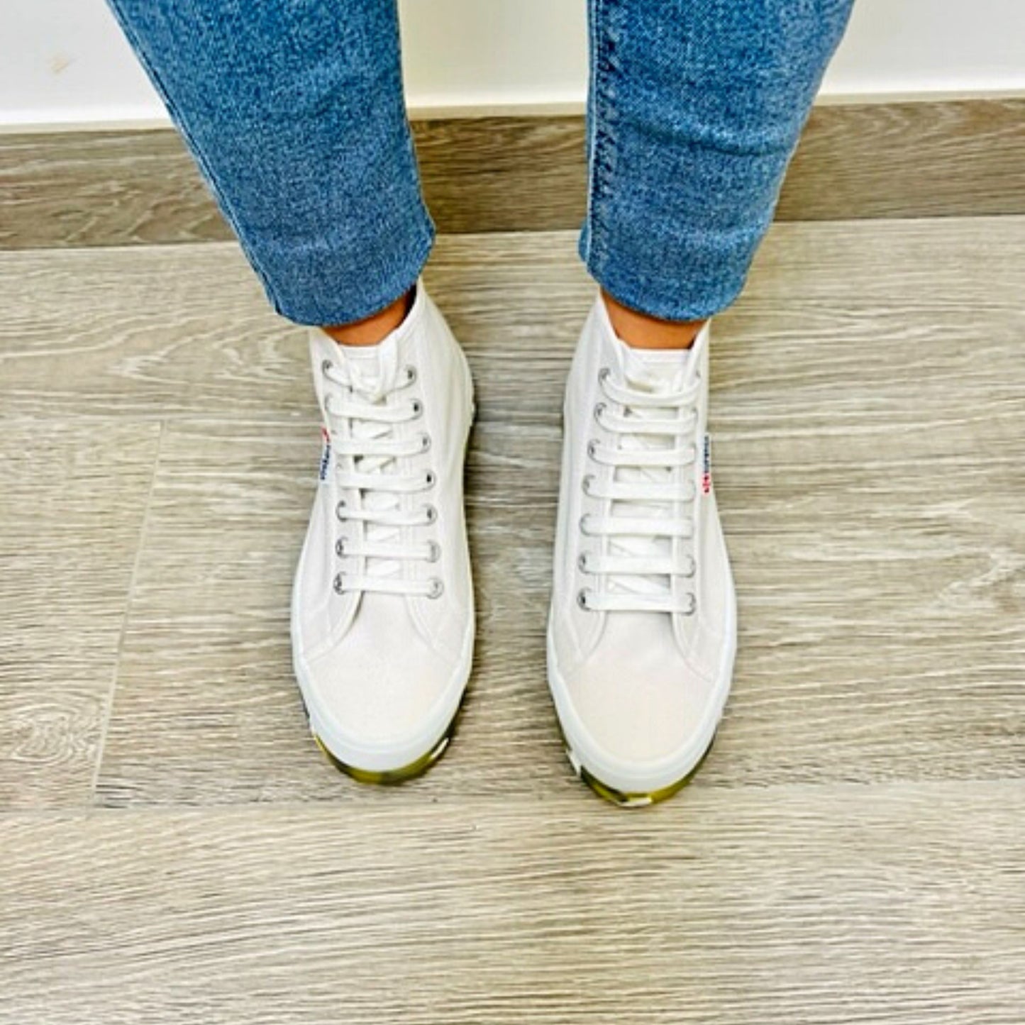 Superga Stivaletto Alpina Marblegum Bianca Camouflage