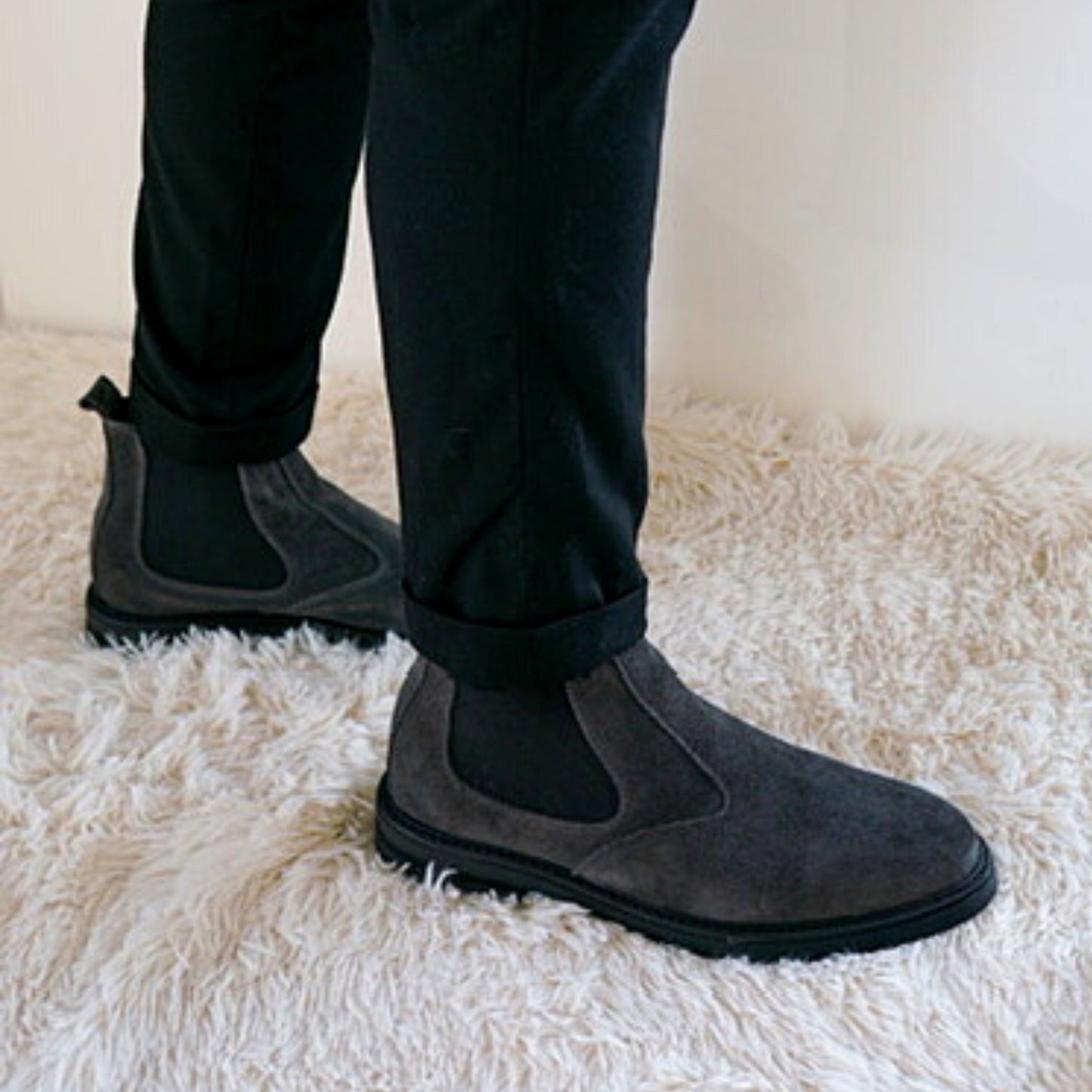 NEW JERSEY - stivaletto uomo scamosciato MADE IN ITALY