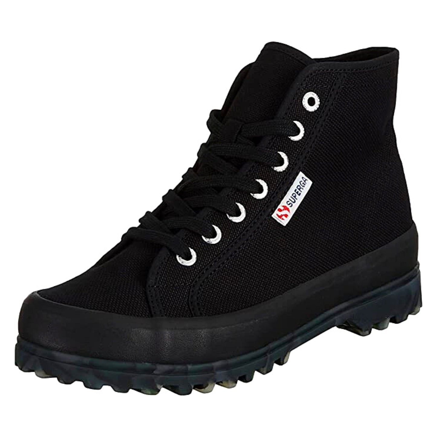 Superga Stivaletto Alpina Marblegum Nera Camouflage